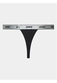 Hugo Komplet 3 par stringów 50502802 Czarny. Kolor: czarny. Materiał: bawełna #4