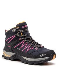 CMP Trekkingi Rigel Mid Wmn Trekking Shoe Wp 3Q12946 Szary. Kolor: szary. Materiał: zamsz, skóra