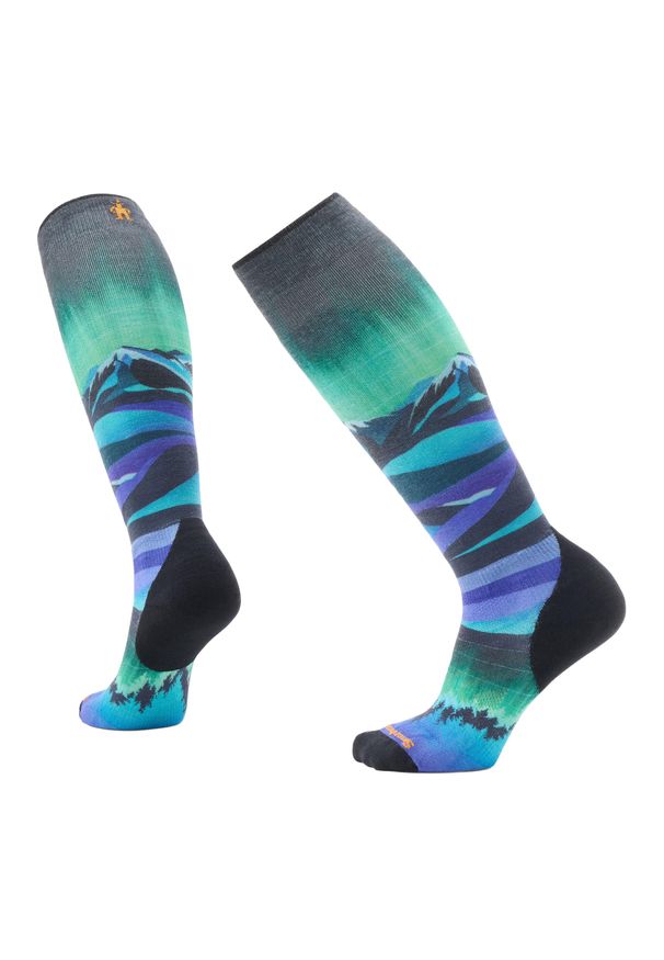 Skarpety narciarskie Smartwool Ski Targeted Cushion Compression Print OTC. Kolor: wielokolorowy. Wzór: nadruk. Sport: narciarstwo