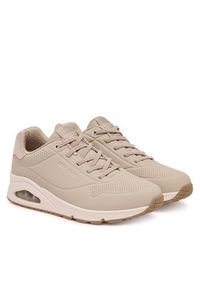 skechers - Skechers Sneakersy 155196 Beżowy. Kolor: beżowy. Materiał: skóra #3