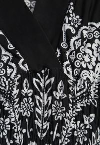 Renee - Czarna Sukienka Maxi w Etniczny Wzór Josanie. Kolor: czarny. Styl: boho, wakacyjny. Długość: maxi #5