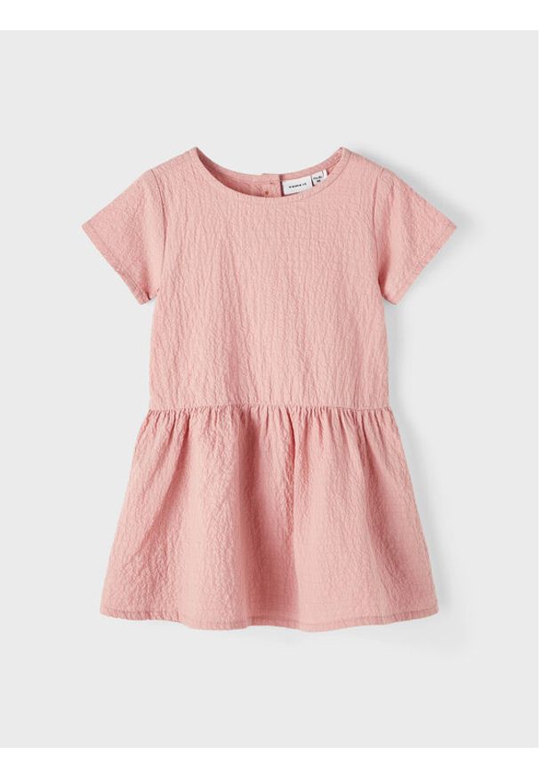 Name it - NAME IT Sukienka 13216753 Różowy Regular Fit. Kolor: różowy. Materiał: bawełna