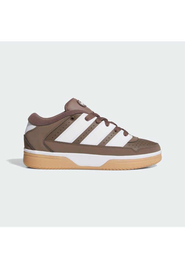 Adidas - Buty Turnaround. Kolor: brązowy, biały, wielokolorowy, beżowy. Sport: koszykówka, skateboard