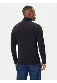 Emporio Armani Underwear Golf EM000388 AF14988 UC001 Czarny Slim Fit. Typ kołnierza: golf. Kolor: czarny