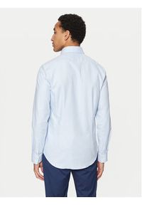 Calvin Klein Koszula K10K113854 Błękitny Slim Fit. Kolor: niebieski. Materiał: bawełna