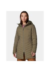 columbia - Kurtka Zimowa Damska Columbia Joy Peak II Mid. Kolor: zielony. Sezon: zima. Sport: turystyka piesza