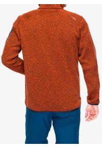 Polar męski CMP Perl Jacket Knitted. Kolor: pomarańczowy. Materiał: polar