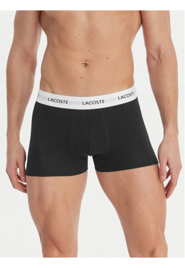 Lacoste Komplet bokserek 5H5150 Czarny. Kolor: czarny. Materiał: bawełna