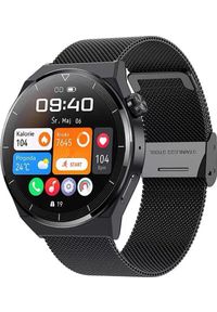 Smartwatch Enter SAT.14.144 Czarny. Rodzaj zegarka: smartwatch. Kolor: czarny