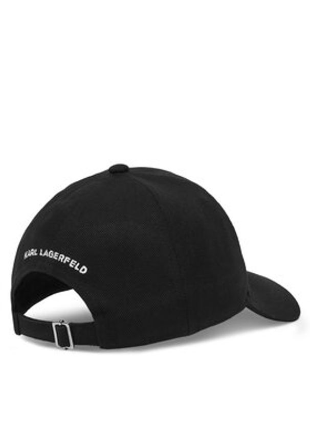 Karl Lagerfeld - KARL LAGERFELD Czapka z daszkiem A1W33071 Czarny. Kolor: czarny. Materiał: bawełna