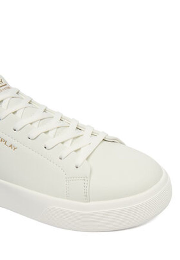 Replay - REPLAY Sneakersy GMZ7O .000.C0005L Biały. Kolor: biały. Materiał: skóra