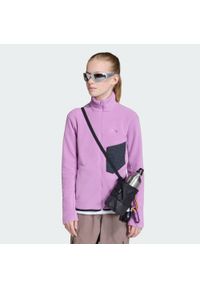 Adidas - Dziecięcy polar z suwakiem na całej długości Terrex Kids Multi. Kolor: fioletowy. Materiał: polar. Technologia: ClimaWarm (Adidas) #1