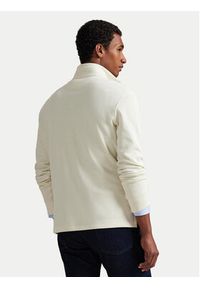 Polo Ralph Lauren Sweter 710P07411004 Écru Regular Fit. Typ kołnierza: polo. Kolor: kremowy. Materiał: bawełna #3