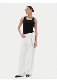 Pinko - PINKO Jeansy 104601 A2DO Biały Relaxed Fit. Kolor: biały #5