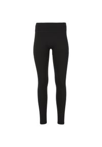 Damskie legginsy Athlecia Luxe. Kolor: czarny. Materiał: materiał. Sport: fitness