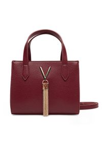 VALENTINO - Valentino Torebka Divina VBS1R415G Bordowy. Kolor: czerwony. Materiał: skórzane