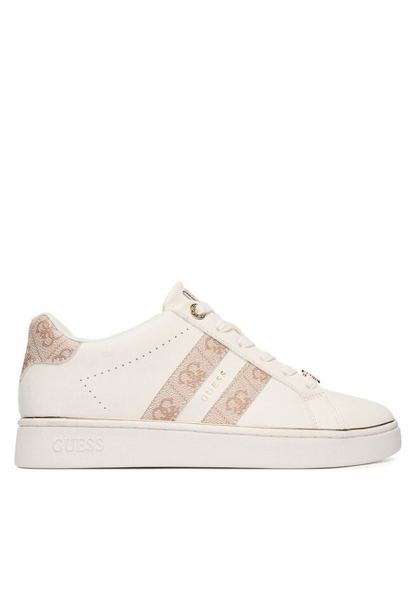 Sneakersy Guess. Kolor: kremowy