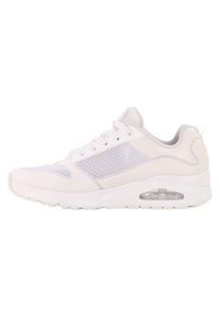 skechers - Buty do chodzenia męskie Skechers Uno Sol. Zapięcie: sznurówki. Kolor: biały. Materiał: guma, materiał, syntetyk. Szerokość cholewki: normalna. Sport: turystyka piesza