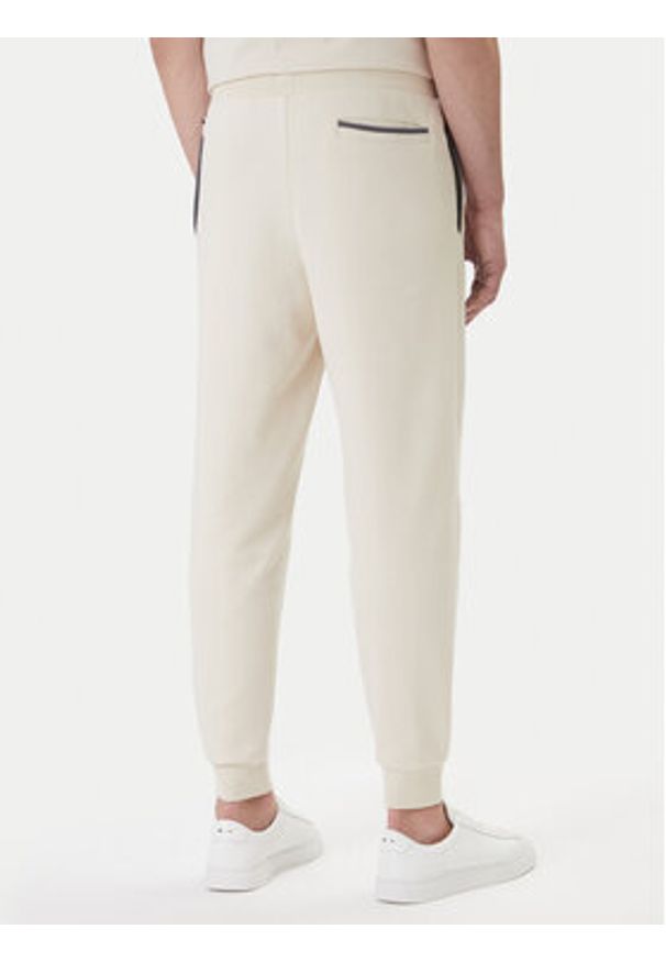 BOSS Spodnie dresowe Sense 50557197 Beżowy Regular Fit. Kolor: beżowy. Materiał: bawełna