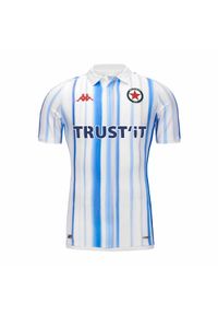 Kappa - Koszulka wyjazdowa Red Star FC Kombat Pro 2023/24. Kolor: wielokolorowy, niebieski, biały. Sport: piłka nożna #1