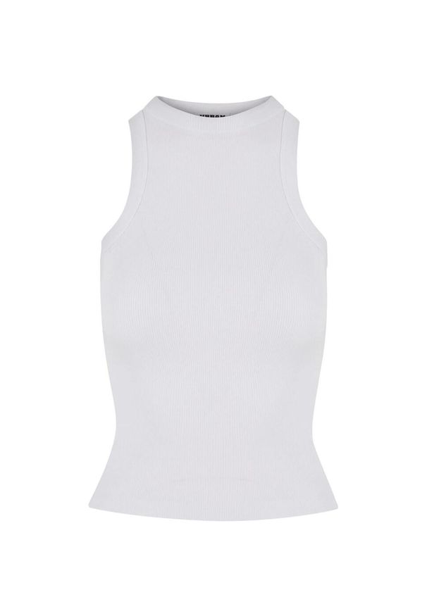 Urban Classics - Top Damski/żebrowany Racerback (zestaw 2 Sztuk). Kolor: biały