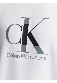 Calvin Klein Jeans Bluza J30J323298 Biały Regular Fit. Kolor: biały. Materiał: bawełna #3