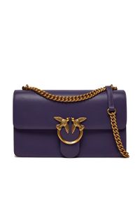 Pinko Torebka Love One Classic AI 23-24 PLTT 100941 A0F1 Fioletowy. Kolor: fioletowy. Materiał: skórzane #1