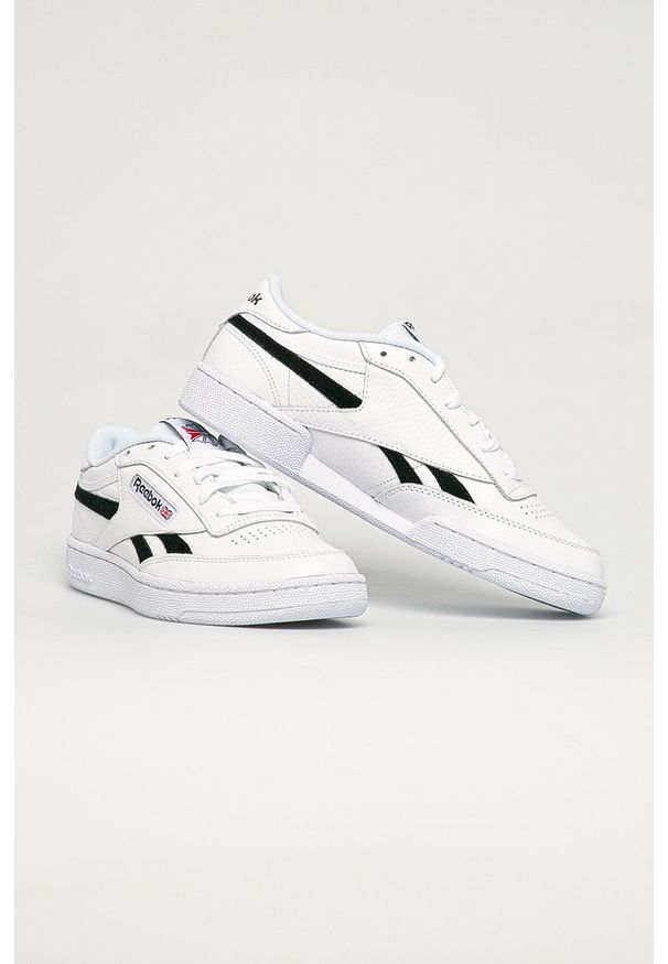 Reebok Classic - Buty skórzane Club C Revenge Mu EG9270. Nosek buta: okrągły. Zapięcie: sznurówki. Kolor: biały. Materiał: skóra. Model: Reebok Club, Reebok Classic