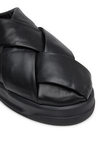 Love Moschino - LOVE MOSCHINO Sneakersy JA15555G0MIE0000 Czarny. Kolor: czarny. Materiał: skóra #4