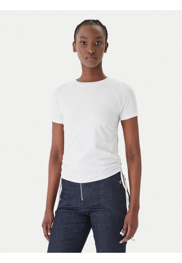 Patrizia Pepe T-Shirt 2M4549/J416-W103 Biały Reglan Fit. Kolor: biały