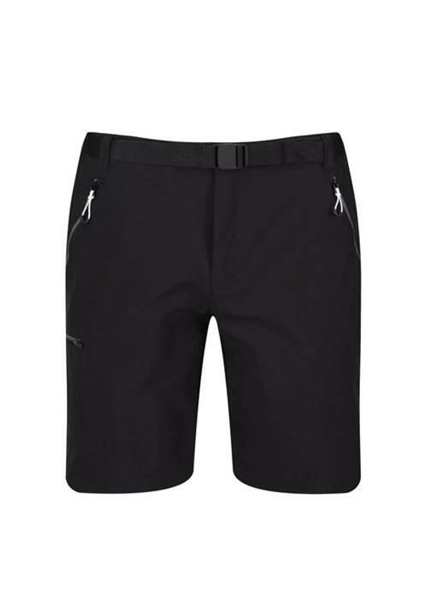 Regatta - Szorty trekkingowe męskie Xert Stretch III. Kolor: czarny, wielokolorowy. Sport: turystyka piesza