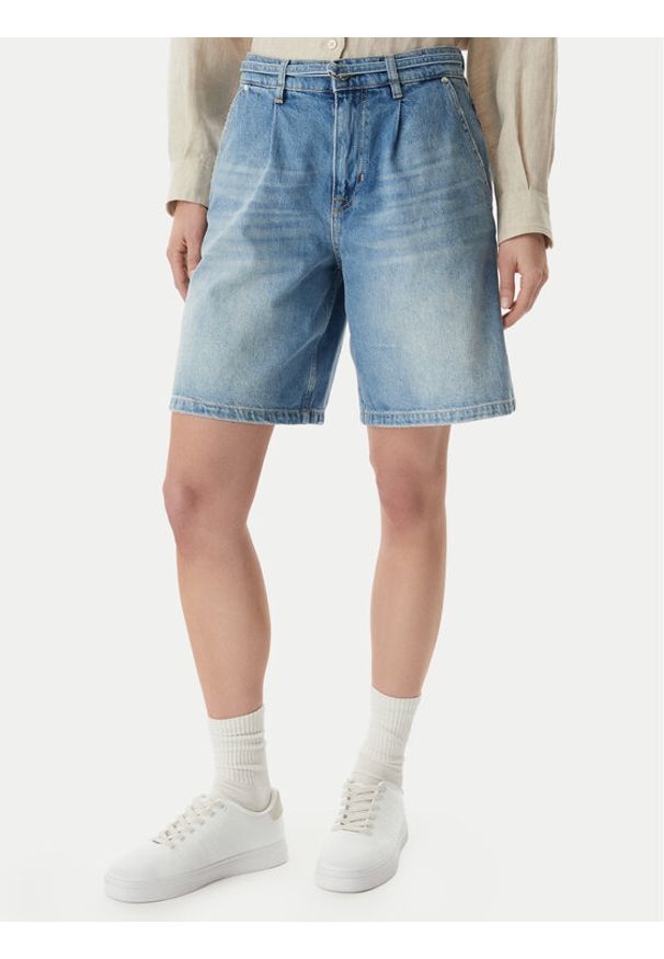 JOOP! Jeans Szorty jeansowe Eike 30102876 Niebieski. Kolor: niebieski. Materiał: bawełna