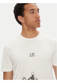 C.P. Company T-Shirt 18CMTS318A005431G Biały Regular Fit. Kolor: biały. Materiał: bawełna #3
