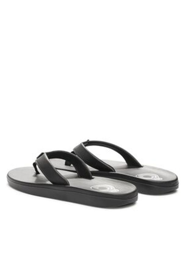 Nike Japonki Bella Kai Thong AO3622 001 Czarny. Kolor: czarny. Materiał: skóra