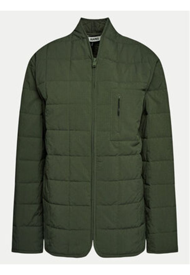 Rains Kurtka przejściowa Giron Liner Jacket T1 19400 Zielony Regular Fit. Kolor: zielony. Materiał: syntetyk