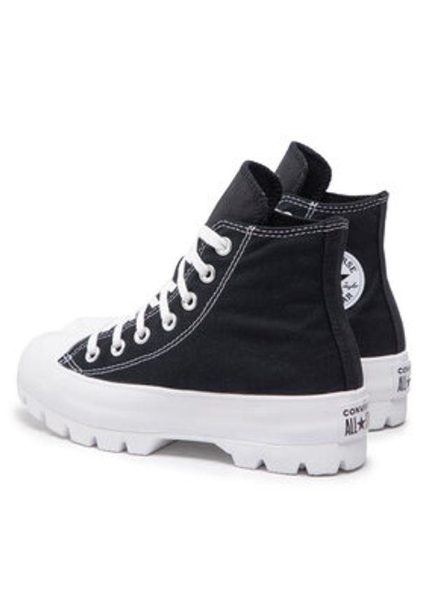 Converse Sneakersy Chuck Taylor All Star Lugged Hi 565901C Czarny. Kolor: czarny. Materiał: materiał. Model: Converse All Star