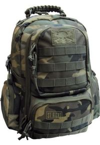 St. Majewski Plecak Stright Military Woodland Camo 4-komorowy (BP-36)