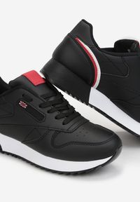 Born2be - Czarne Sneakersy Xoggoso. Kolor: czarny. Szerokość cholewki: normalna. Wzór: aplikacja #5