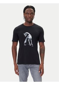 Hugo - HUGO T-Shirt Didug 50548557 Czarny Regular Fit. Kolor: czarny. Materiał: bawełna