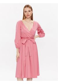 Weekend Max Mara Sukienka codzienna Garbo 2356210231 Różowy Regular Fit. Okazja: na co dzień. Kolor: różowy. Materiał: bawełna. Typ sukienki: proste. Styl: casual #1