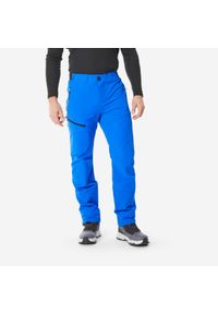 quechua - Spodnie turystyczne męskie Quechua SH900 mountain Warm WTP. Kolor: niebieski. Materiał: materiał, tkanina, elastan #1
