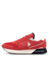 U.S. Polo Assn. Sneakersy NOBIL003G Czerwony. Kolor: czerwony. Materiał: skóra #8