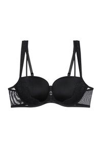 Triumph Biustonosz z fiszbiną Palina Moonlight Kiss 10224803 Czarny. Kolor: czarny. Materiał: syntetyk #4