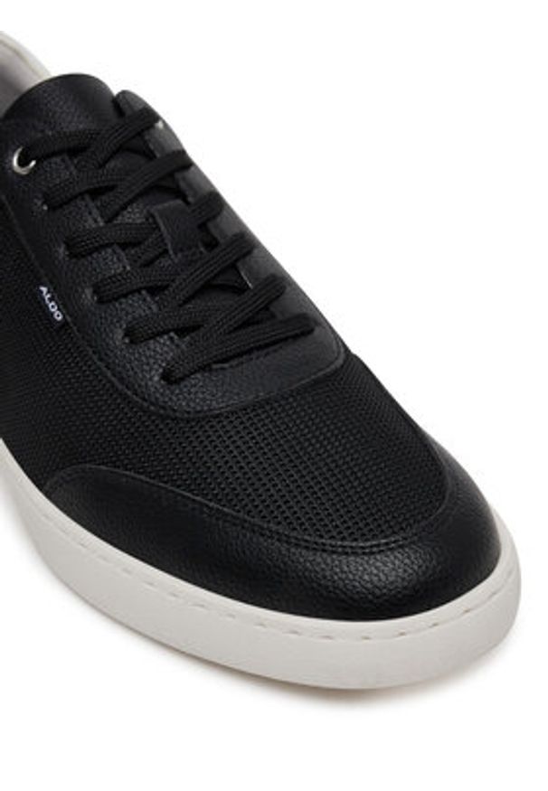 Aldo Sneakersy Ariano 14009468 Czarny. Kolor: czarny. Materiał: skóra