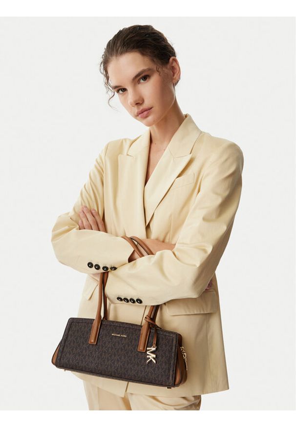MICHAEL Michael Kors Torebka 30T6G9IT0B Brązowy. Kolor: brązowy. Materiał: skórzane
