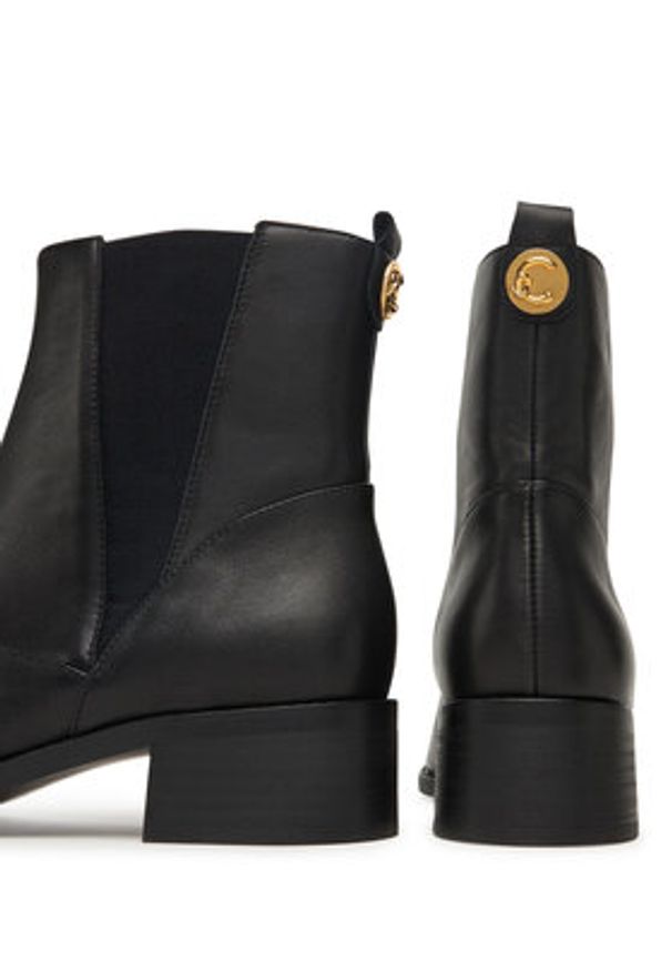 Coccinelle Sztyblety E4 T75 42 01 01 Czarny. Kolor: czarny. Materiał: skóra