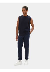 Tom Tailor Sweter 1038691 Granatowy Regular Fit. Kolor: niebieski. Materiał: bawełna, syntetyk #3
