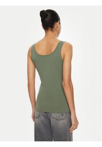 Vero Moda Top Lulu 10326294 Zielony Regular Fit. Kolor: zielony. Materiał: bawełna