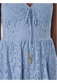 MICHAEL Michael Kors Sukienka letnia MS683HQKQ9 Błękitny Regular Fit. Kolor: niebieski. Materiał: bawełna. Sezon: lato #4
