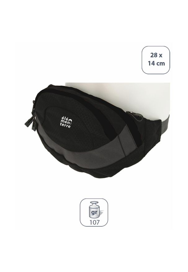 ELEMENTERRE - Fanny pack Élémenterre Boomer. Kolor: czarny
